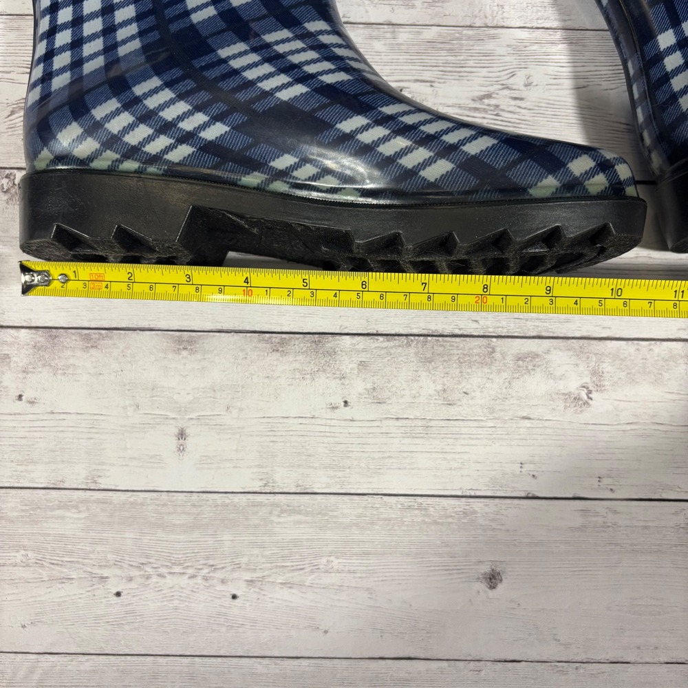 St. Louis Cardinals Plaid Rain Boots Womens Small Waterproof Rubber - Picture 9 of 9